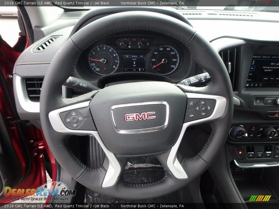 2018 GMC Terrain SLE AWD Red Quartz Tintcoat / ­Jet Black Photo #17