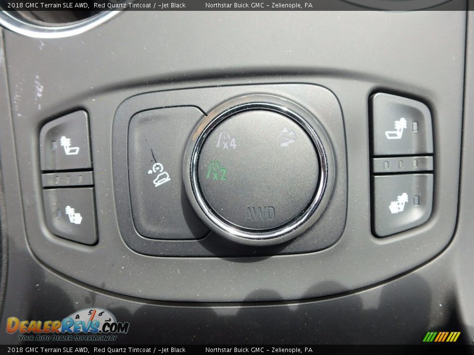 2018 GMC Terrain SLE AWD Red Quartz Tintcoat / ­Jet Black Photo #18