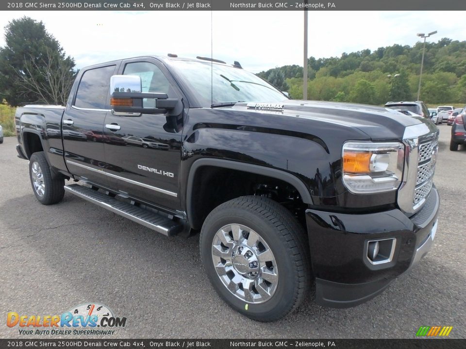2018 GMC Sierra 2500HD Denali Crew Cab 4x4 Onyx Black / Jet Black Photo #3