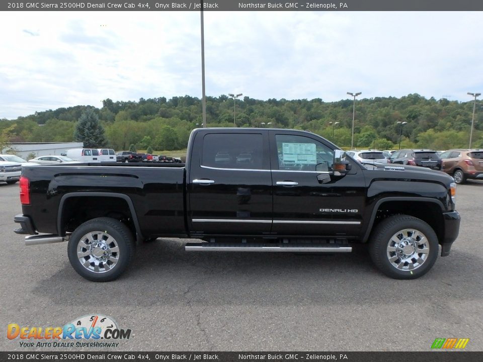 2018 GMC Sierra 2500HD Denali Crew Cab 4x4 Onyx Black / Jet Black Photo #4