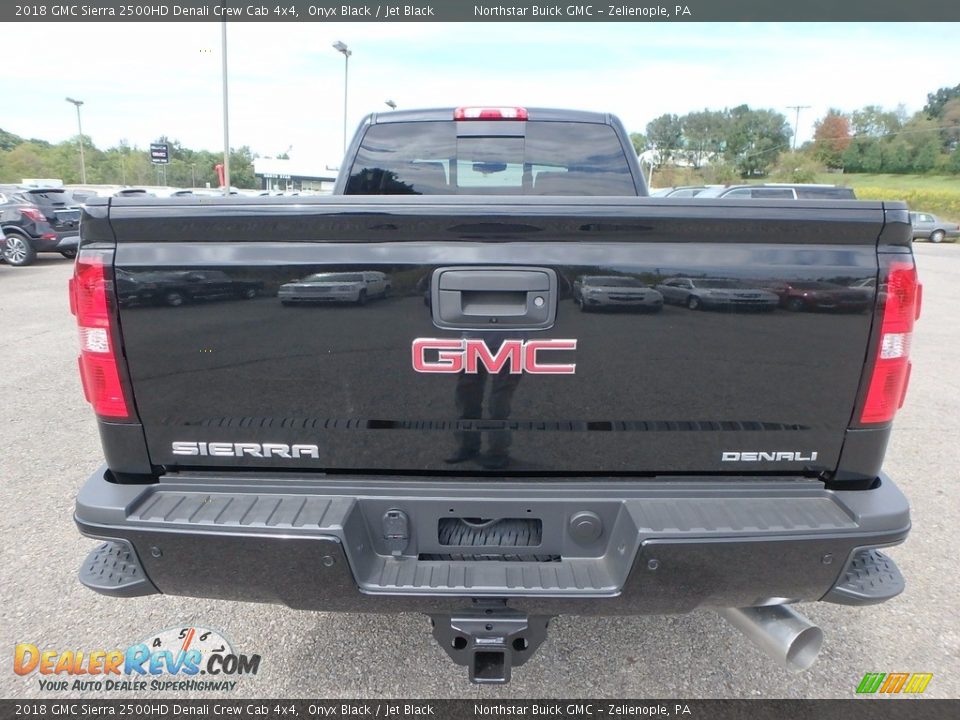 2018 GMC Sierra 2500HD Denali Crew Cab 4x4 Onyx Black / Jet Black Photo #6