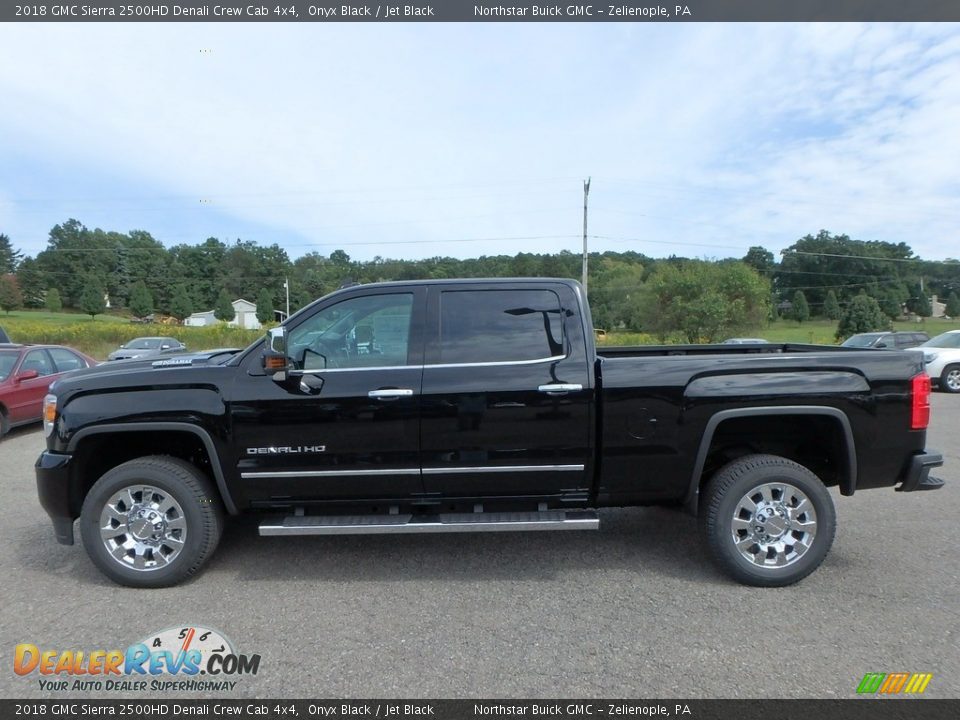 2018 GMC Sierra 2500HD Denali Crew Cab 4x4 Onyx Black / Jet Black Photo #8