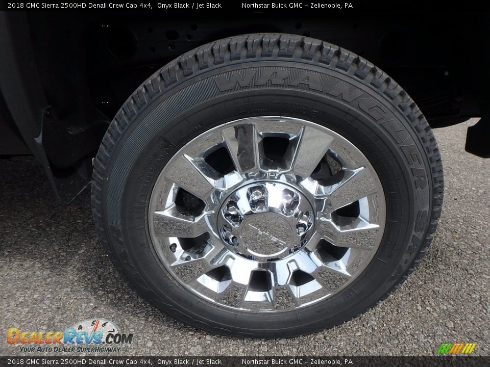 2018 GMC Sierra 2500HD Denali Crew Cab 4x4 Onyx Black / Jet Black Photo #9
