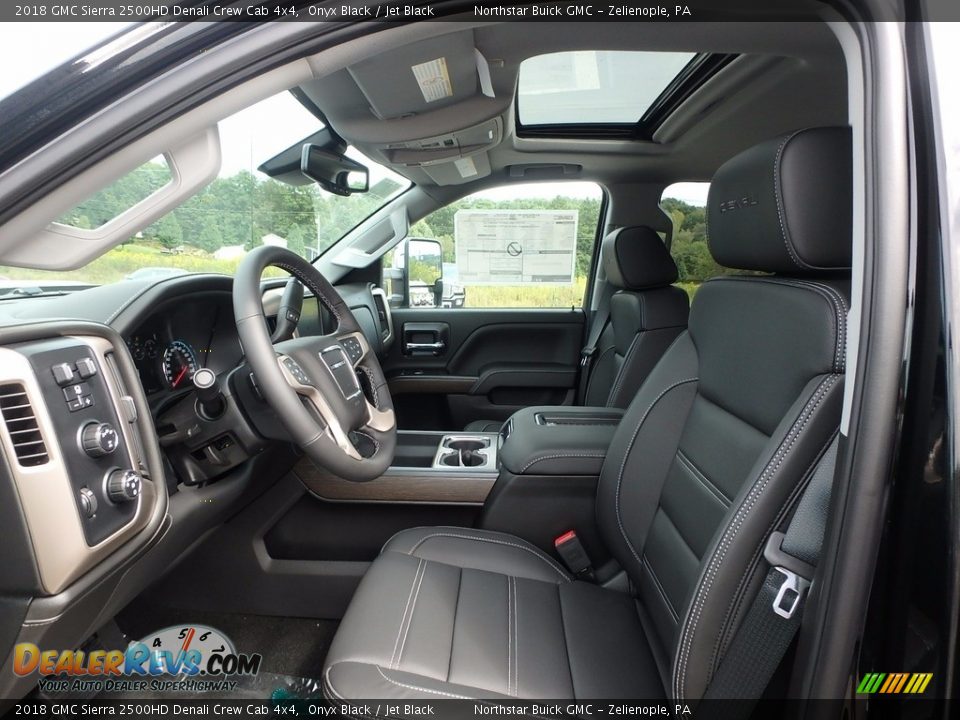 2018 GMC Sierra 2500HD Denali Crew Cab 4x4 Onyx Black / Jet Black Photo #10