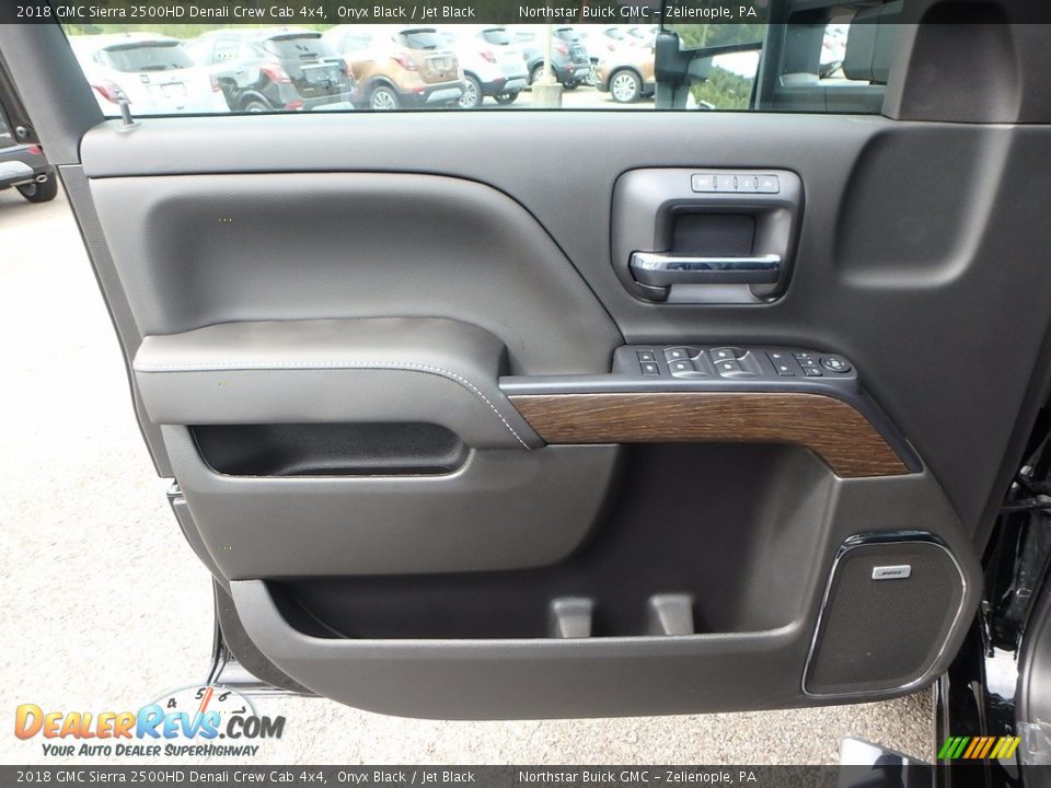 2018 GMC Sierra 2500HD Denali Crew Cab 4x4 Onyx Black / Jet Black Photo #13