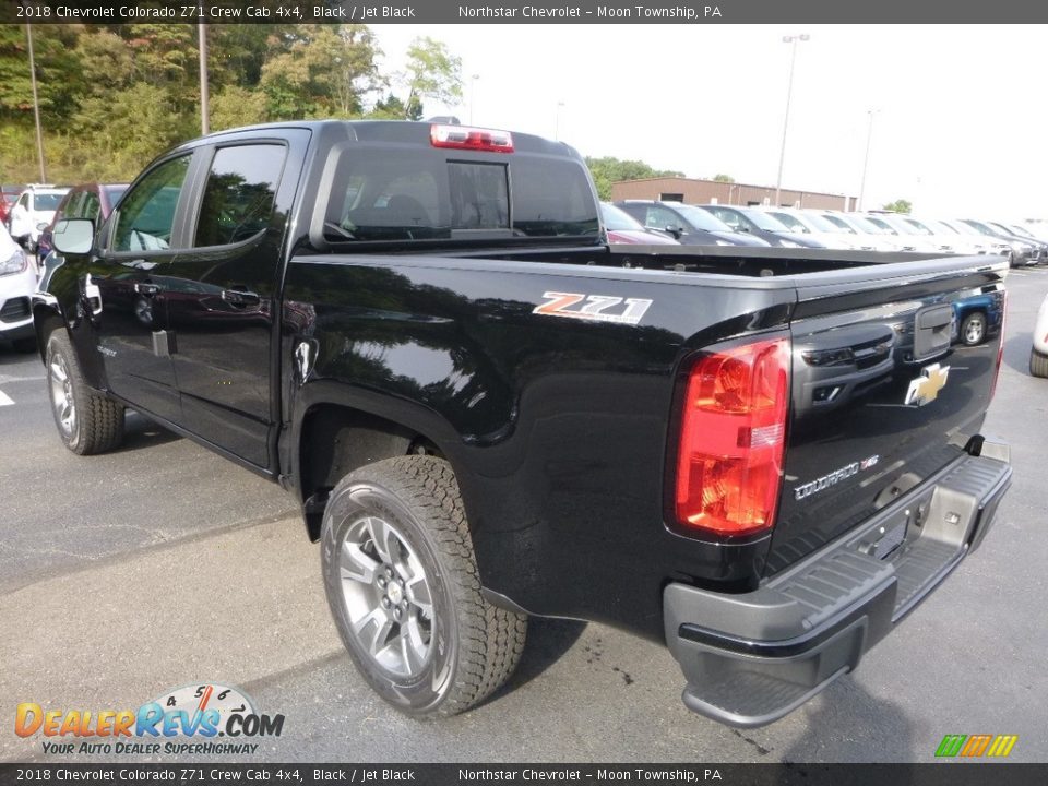 2018 Chevrolet Colorado Z71 Crew Cab 4x4 Black / Jet Black Photo #3