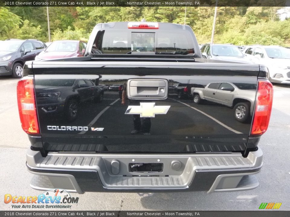 2018 Chevrolet Colorado Z71 Crew Cab 4x4 Black / Jet Black Photo #4