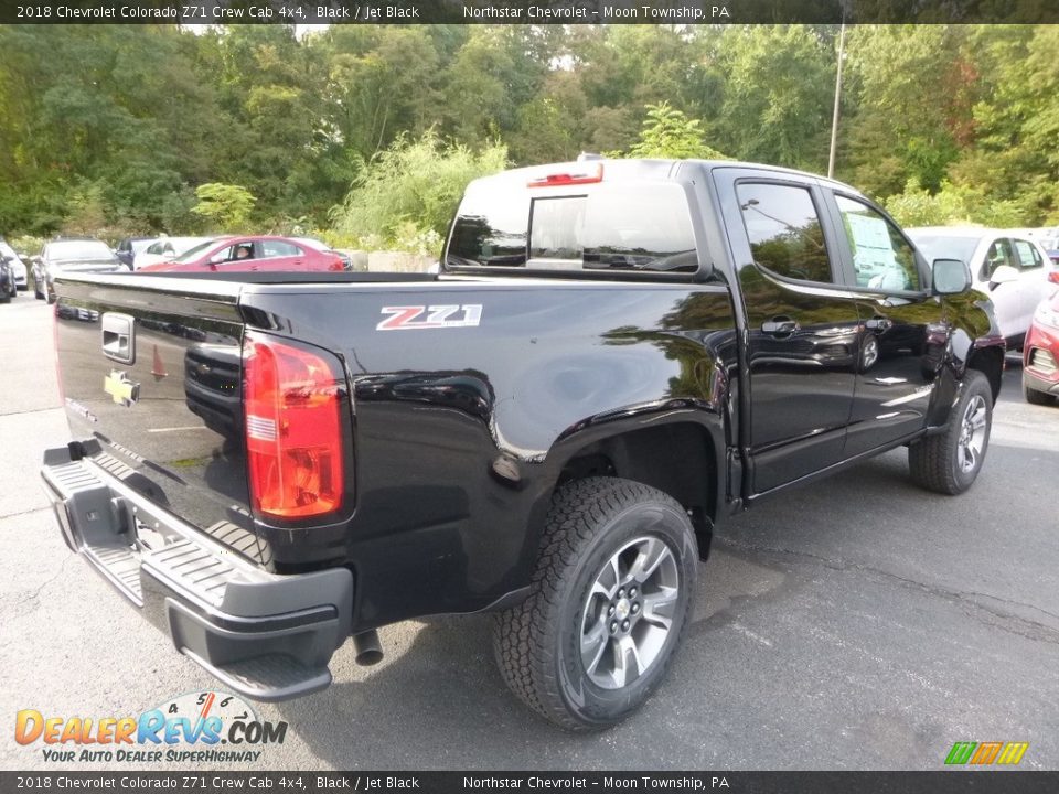 2018 Chevrolet Colorado Z71 Crew Cab 4x4 Black / Jet Black Photo #5