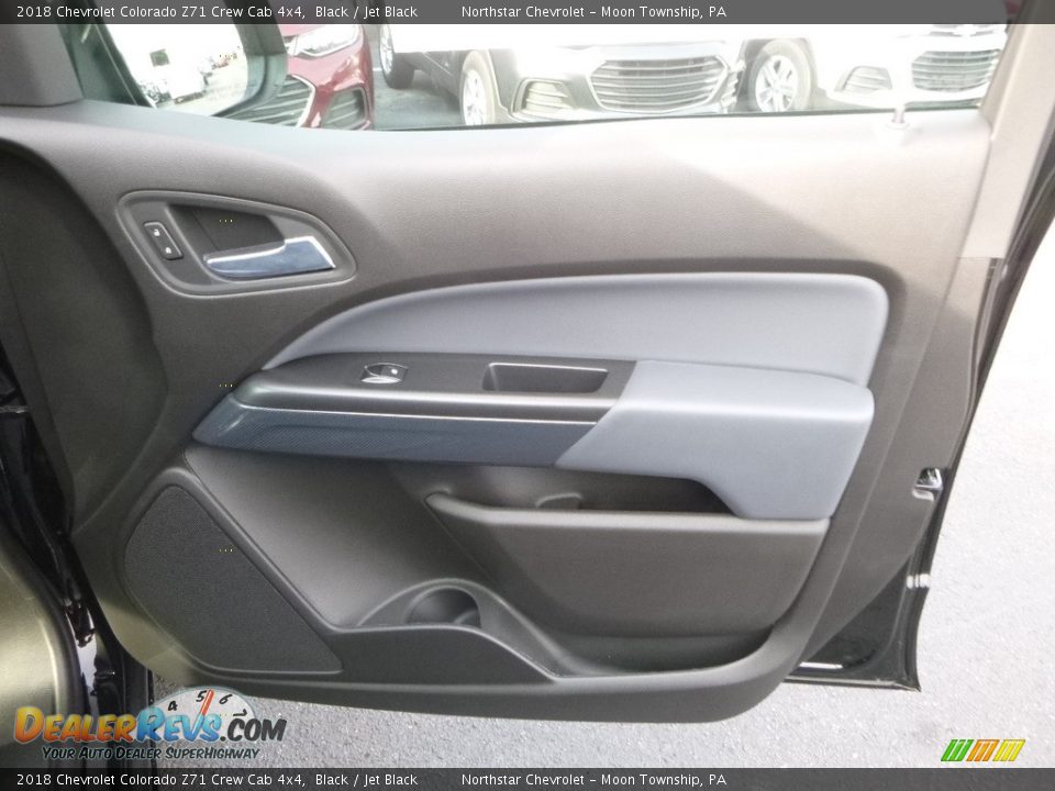 2018 Chevrolet Colorado Z71 Crew Cab 4x4 Black / Jet Black Photo #9