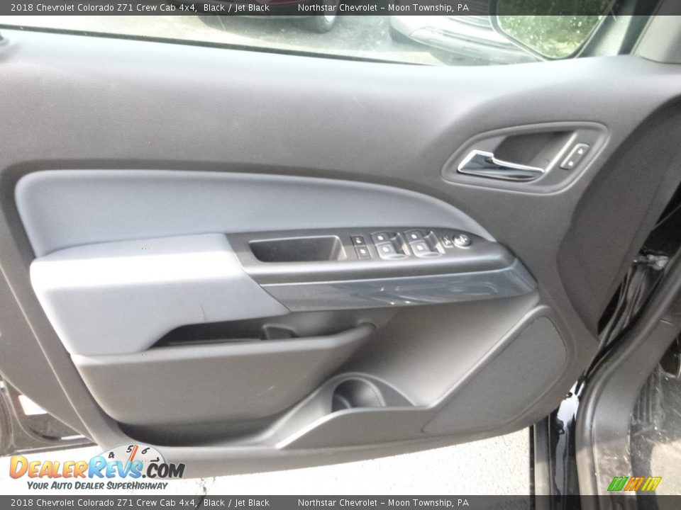 2018 Chevrolet Colorado Z71 Crew Cab 4x4 Black / Jet Black Photo #14