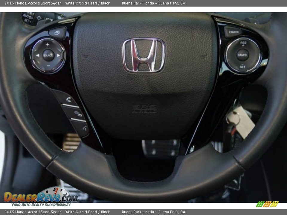 2016 Honda Accord Sport Sedan White Orchid Pearl / Black Photo #11