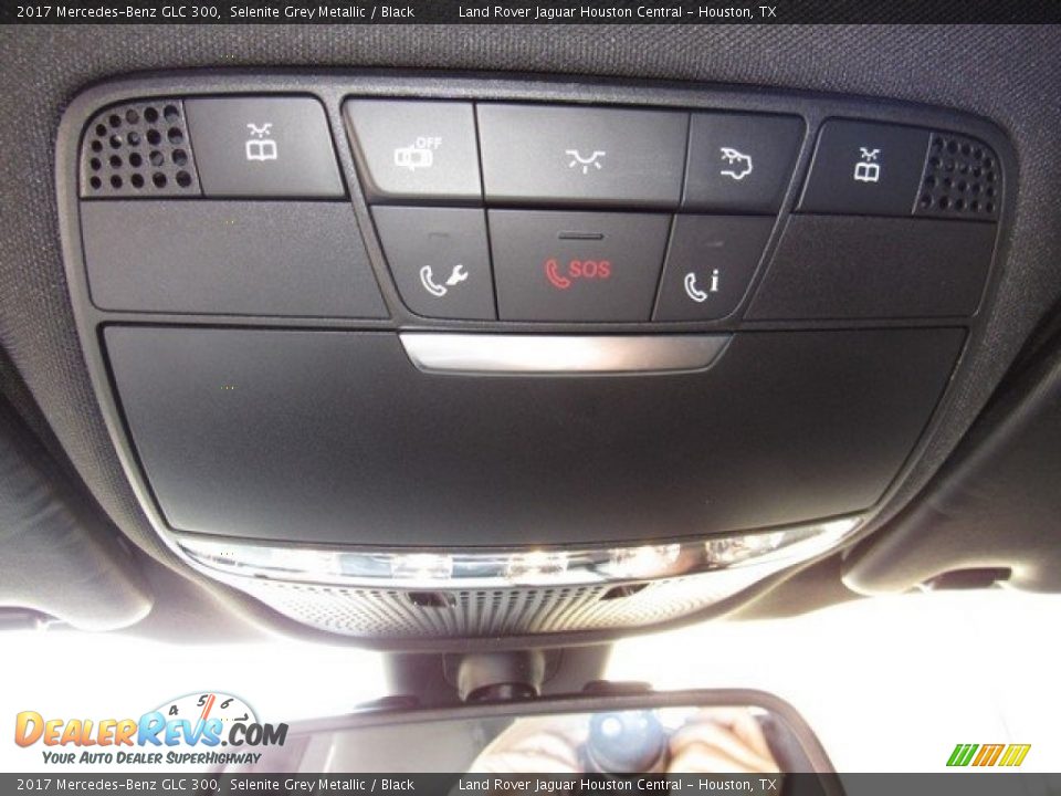 2017 Mercedes-Benz GLC 300 Selenite Grey Metallic / Black Photo #36