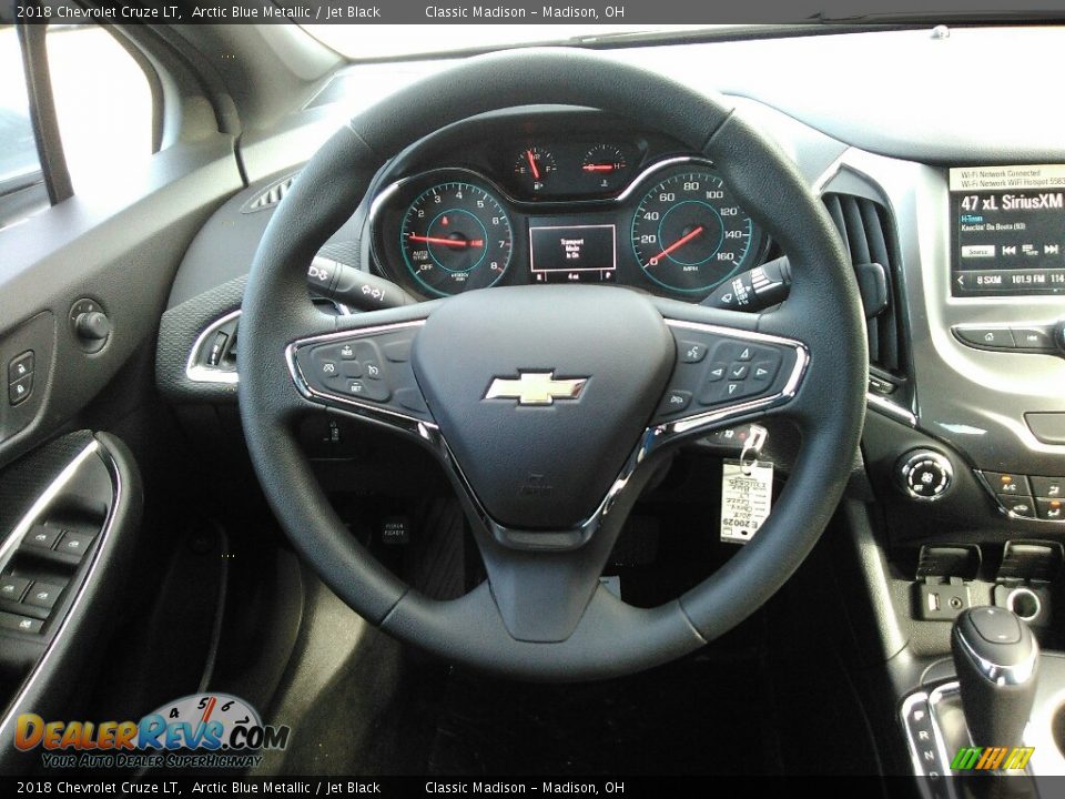 2018 Chevrolet Cruze LT Arctic Blue Metallic / Jet Black Photo #7