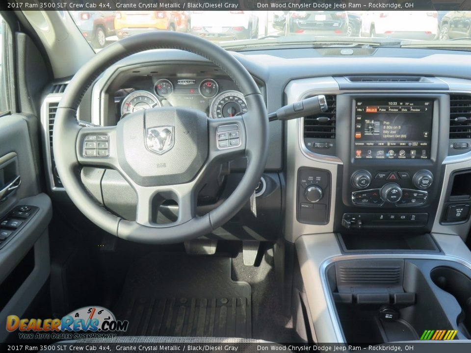 2017 Ram 3500 SLT Crew Cab 4x4 Granite Crystal Metallic / Black/Diesel Gray Photo #10