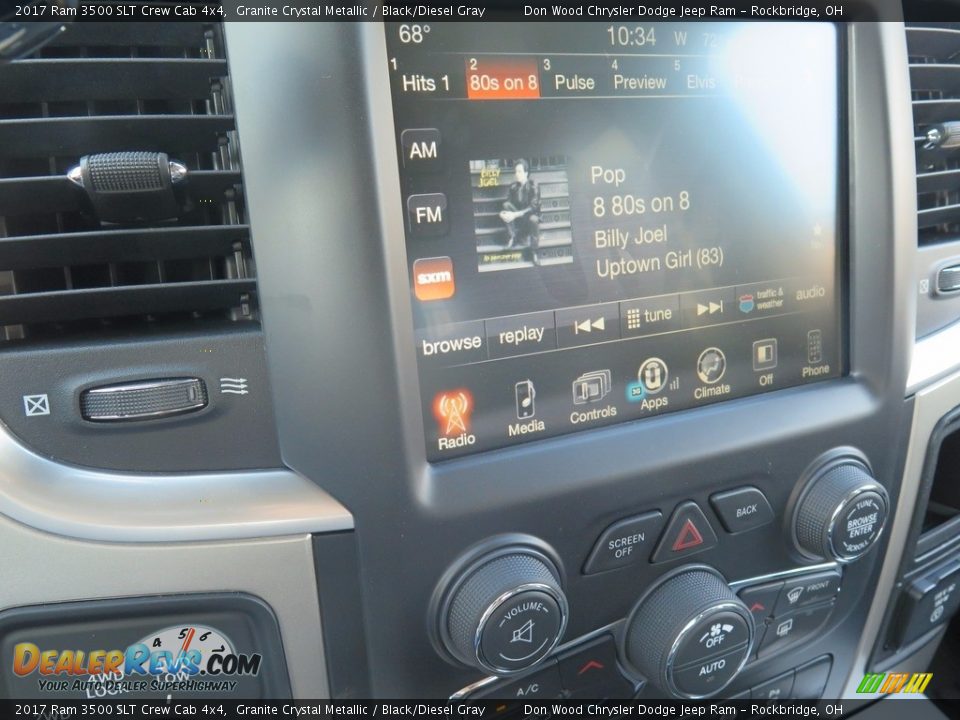 2017 Ram 3500 SLT Crew Cab 4x4 Granite Crystal Metallic / Black/Diesel Gray Photo #13