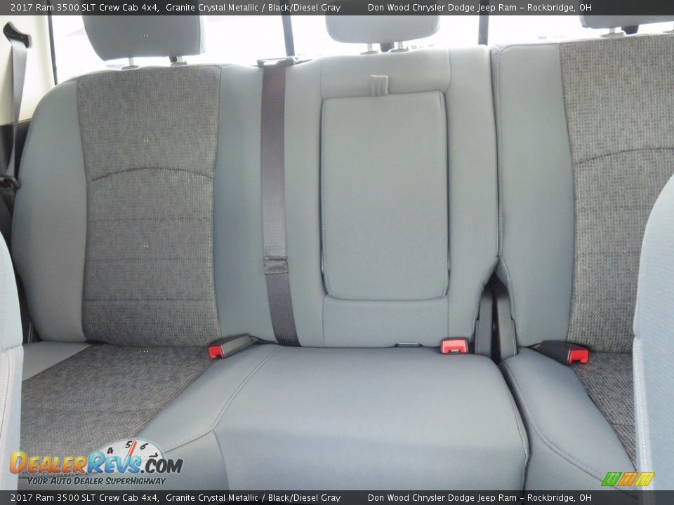2017 Ram 3500 SLT Crew Cab 4x4 Granite Crystal Metallic / Black/Diesel Gray Photo #16