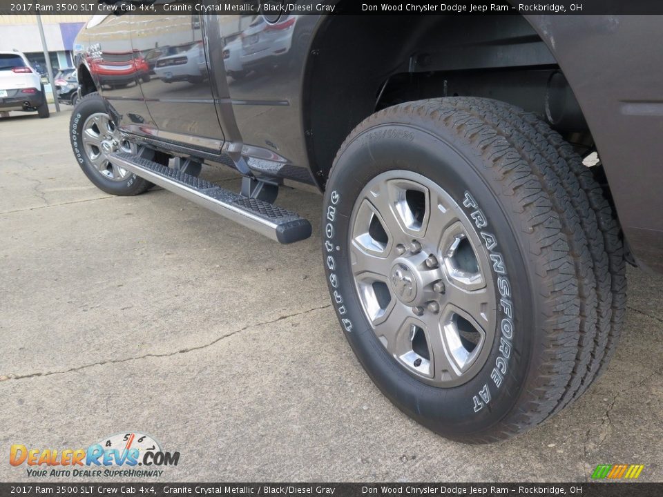 2017 Ram 3500 SLT Crew Cab 4x4 Granite Crystal Metallic / Black/Diesel Gray Photo #17