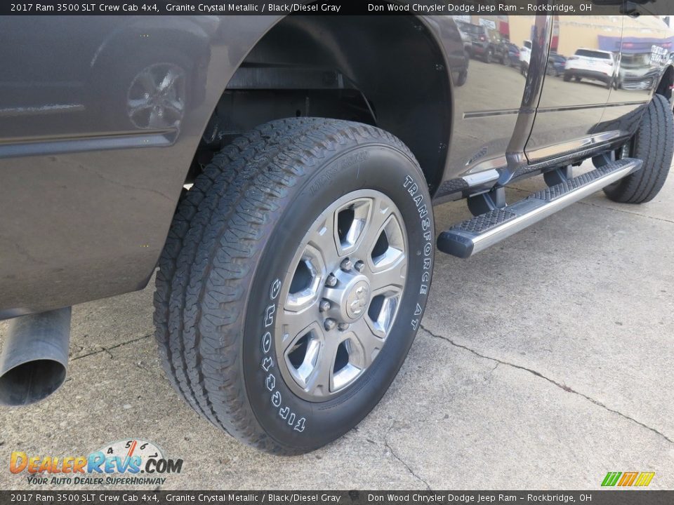 2017 Ram 3500 SLT Crew Cab 4x4 Granite Crystal Metallic / Black/Diesel Gray Photo #18