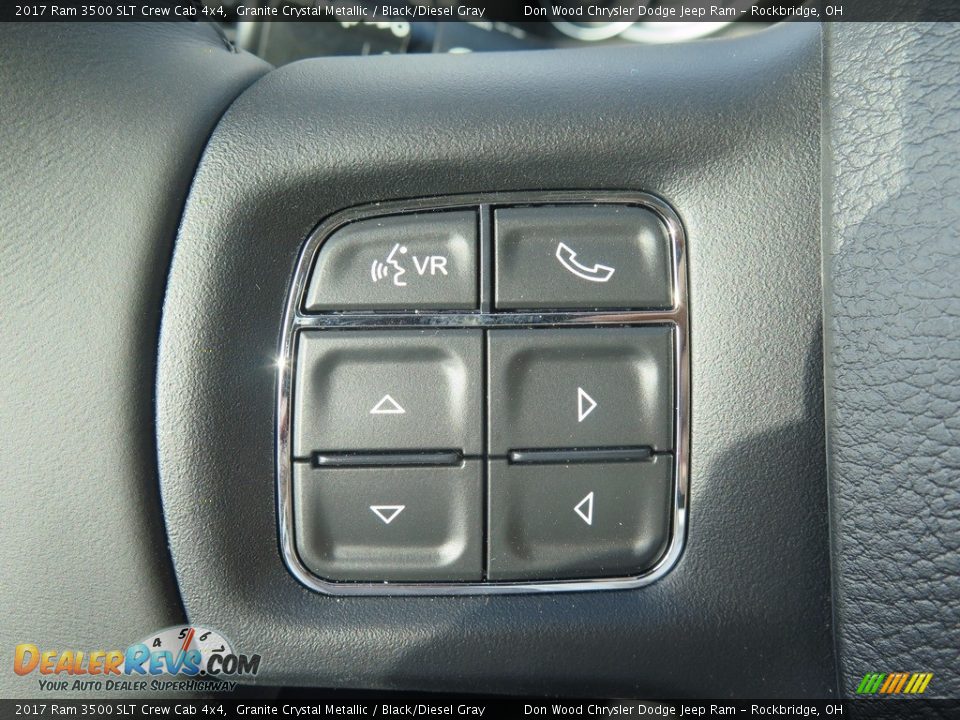 2017 Ram 3500 SLT Crew Cab 4x4 Granite Crystal Metallic / Black/Diesel Gray Photo #20