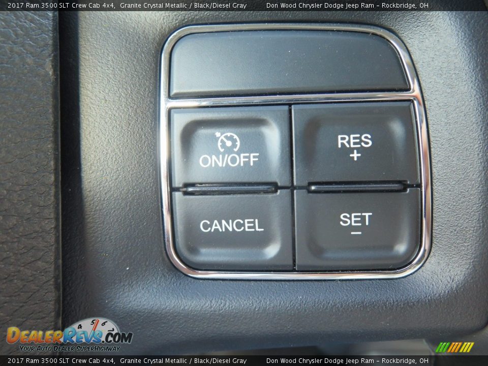 2017 Ram 3500 SLT Crew Cab 4x4 Granite Crystal Metallic / Black/Diesel Gray Photo #21