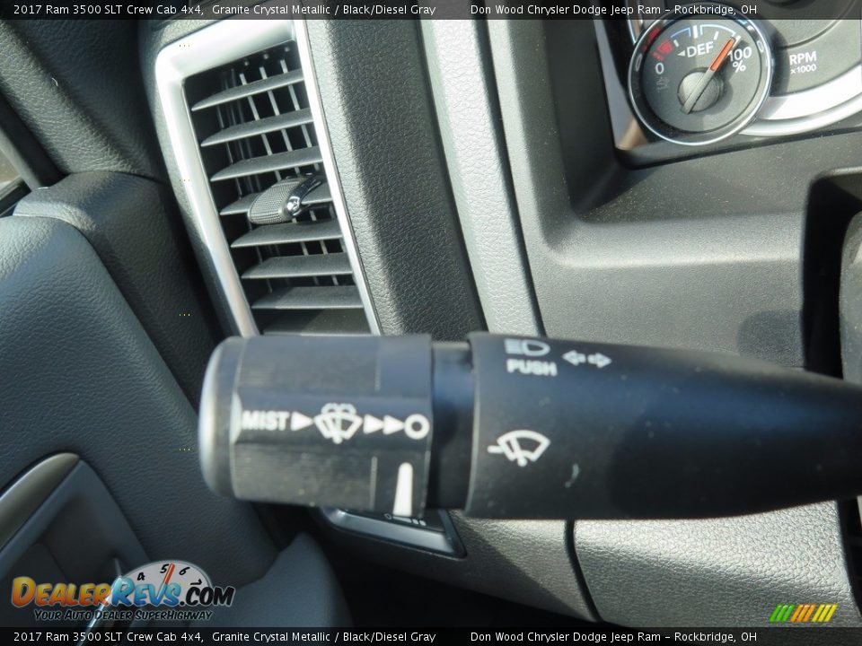 2017 Ram 3500 SLT Crew Cab 4x4 Granite Crystal Metallic / Black/Diesel Gray Photo #22
