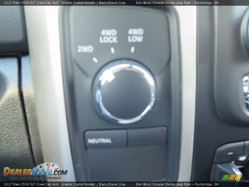 2017 Ram 3500 SLT Crew Cab 4x4 Granite Crystal Metallic / Black/Diesel Gray Photo #23