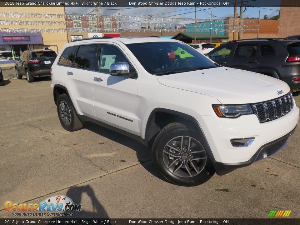 2018 Jeep Grand Cherokee Limited 4x4 Bright White / Black Photo #2