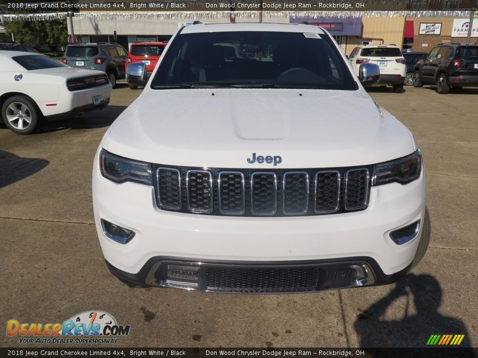 2018 Jeep Grand Cherokee Limited 4x4 Bright White / Black Photo #3