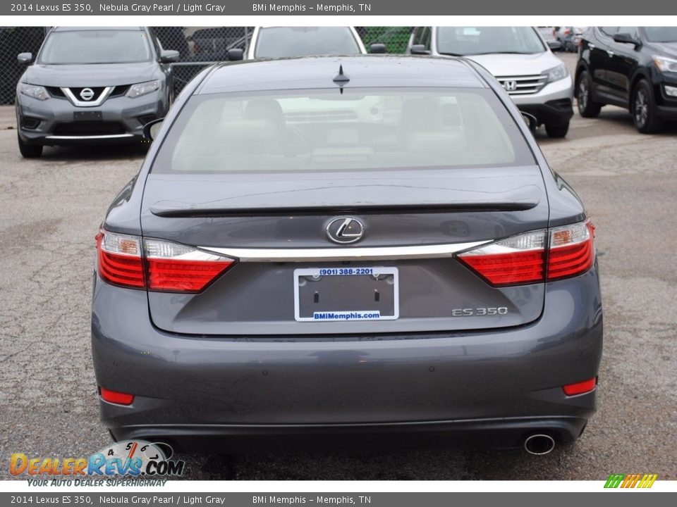 2014 Lexus ES 350 Nebula Gray Pearl / Light Gray Photo #4
