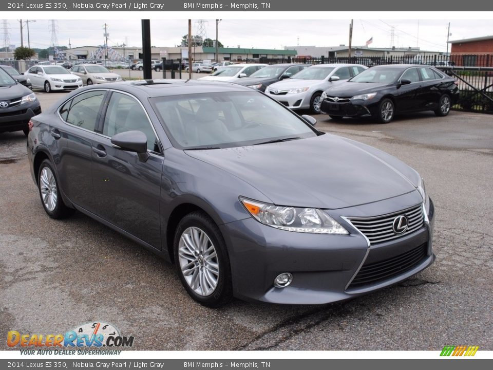 2014 Lexus ES 350 Nebula Gray Pearl / Light Gray Photo #7
