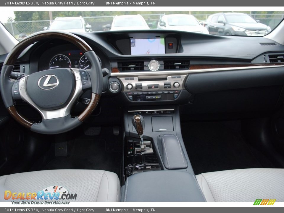 2014 Lexus ES 350 Nebula Gray Pearl / Light Gray Photo #9