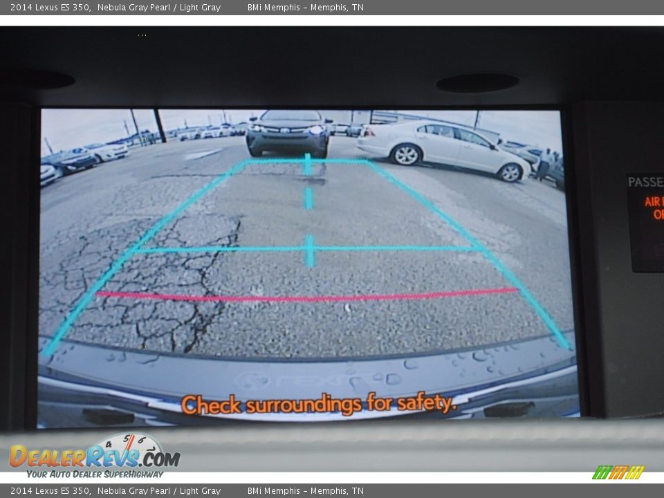 2014 Lexus ES 350 Nebula Gray Pearl / Light Gray Photo #22