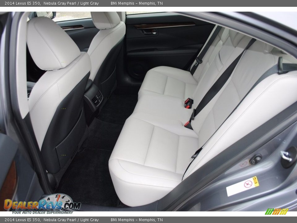 2014 Lexus ES 350 Nebula Gray Pearl / Light Gray Photo #28