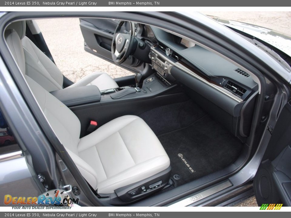 2014 Lexus ES 350 Nebula Gray Pearl / Light Gray Photo #33