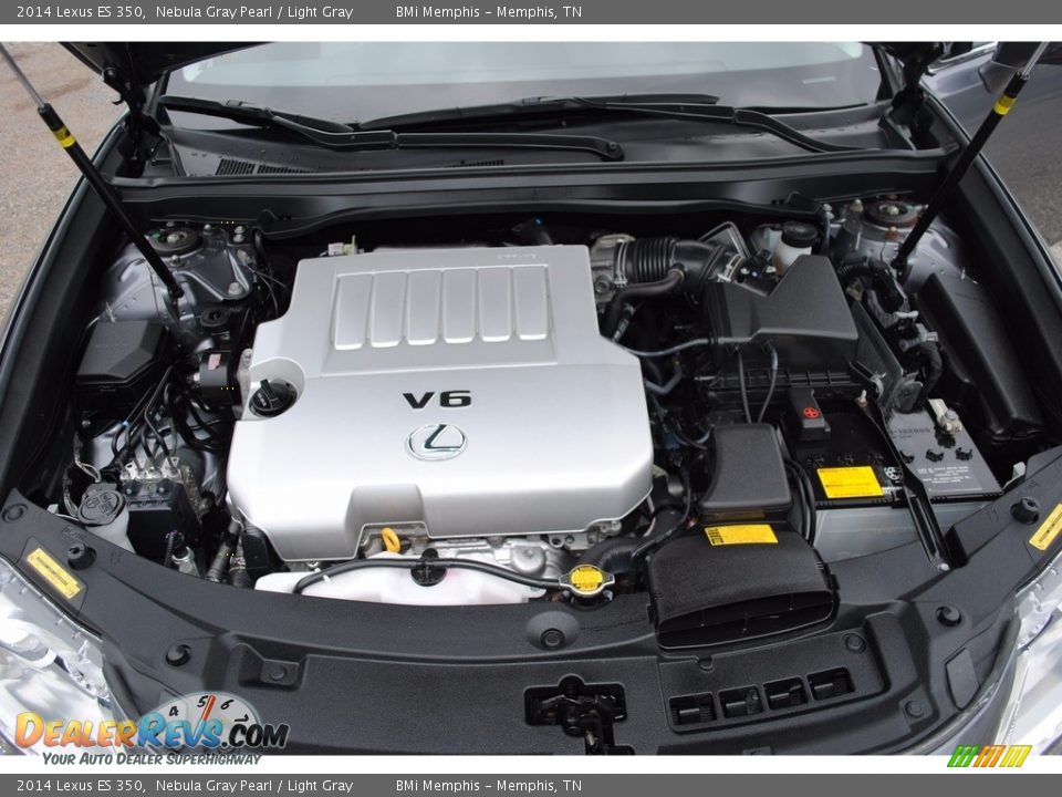 2014 Lexus ES 350 Nebula Gray Pearl / Light Gray Photo #35