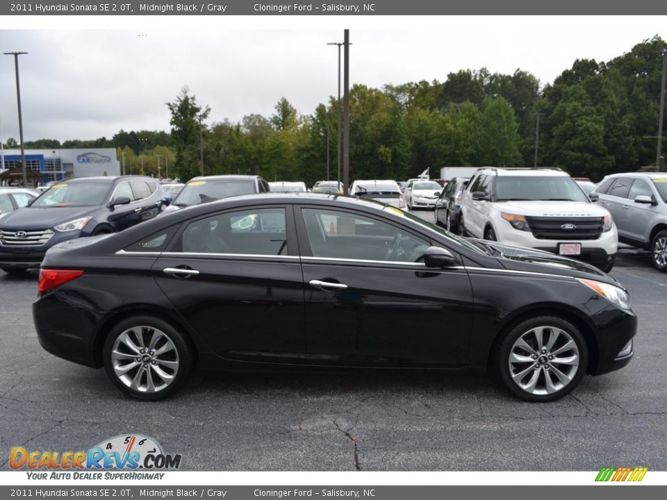 2011 Hyundai Sonata SE 2.0T Midnight Black / Gray Photo #2