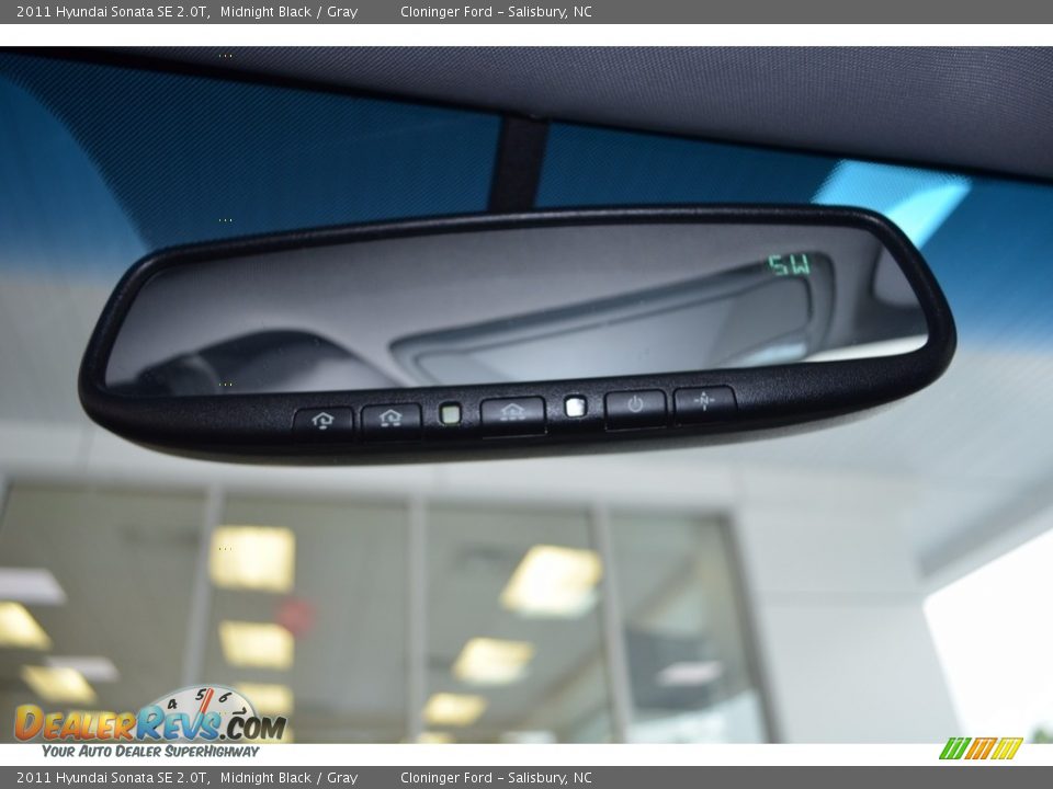 2011 Hyundai Sonata SE 2.0T Midnight Black / Gray Photo #24