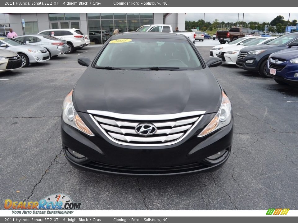 2011 Hyundai Sonata SE 2.0T Midnight Black / Gray Photo #28
