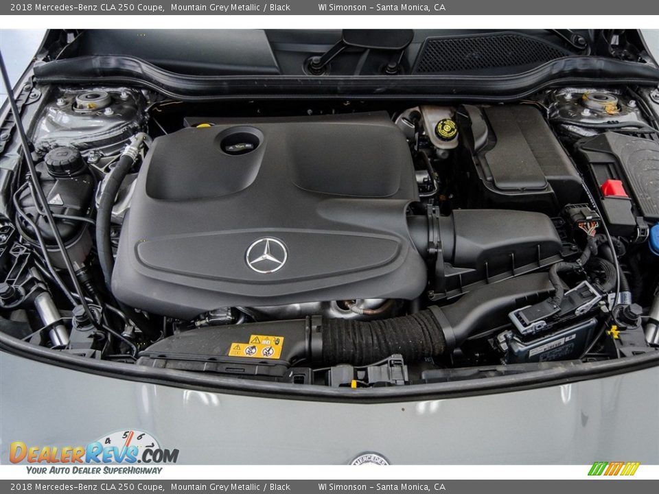 2018 Mercedes-Benz CLA 250 Coupe Mountain Grey Metallic / Black Photo #8