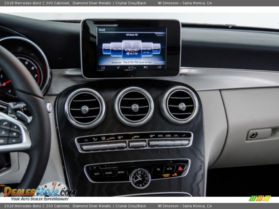 2018 Mercedes-Benz C 300 Cabriolet Diamond Silver Metallic / Crystal Grey/Black Photo #5