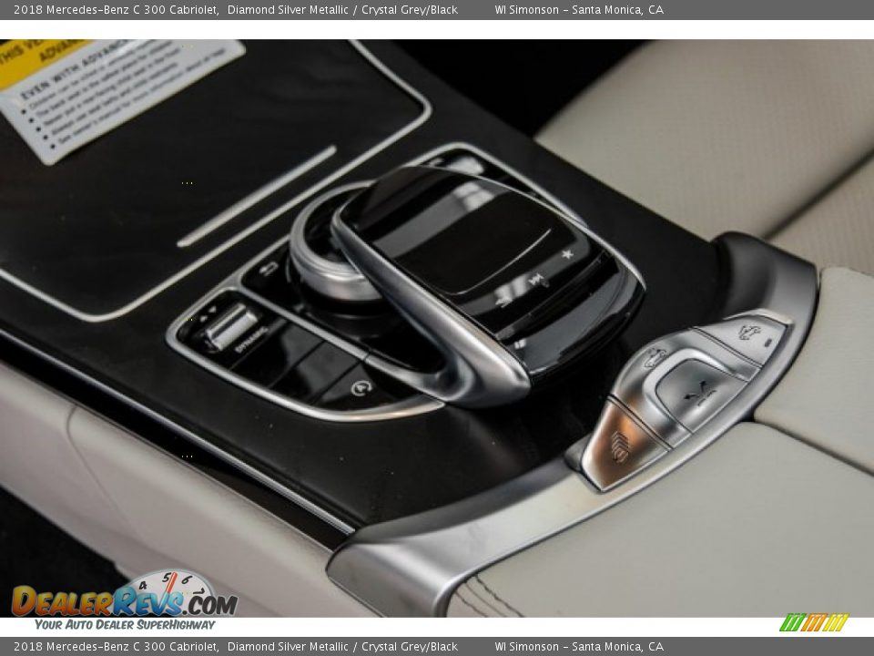 2018 Mercedes-Benz C 300 Cabriolet Diamond Silver Metallic / Crystal Grey/Black Photo #7
