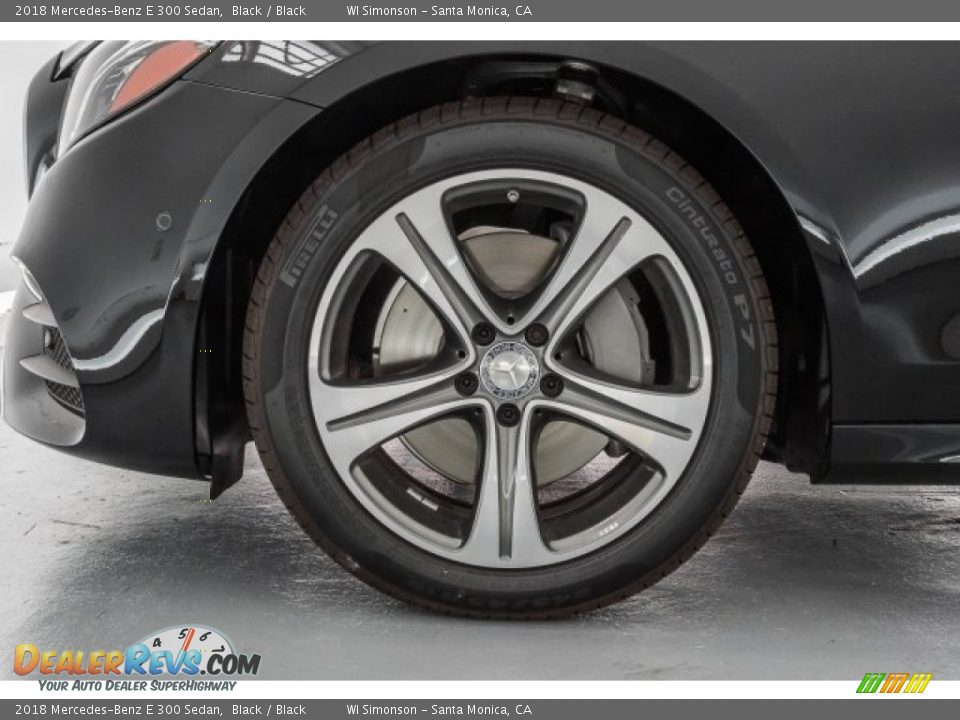 2018 Mercedes-Benz E 300 Sedan Black / Black Photo #9