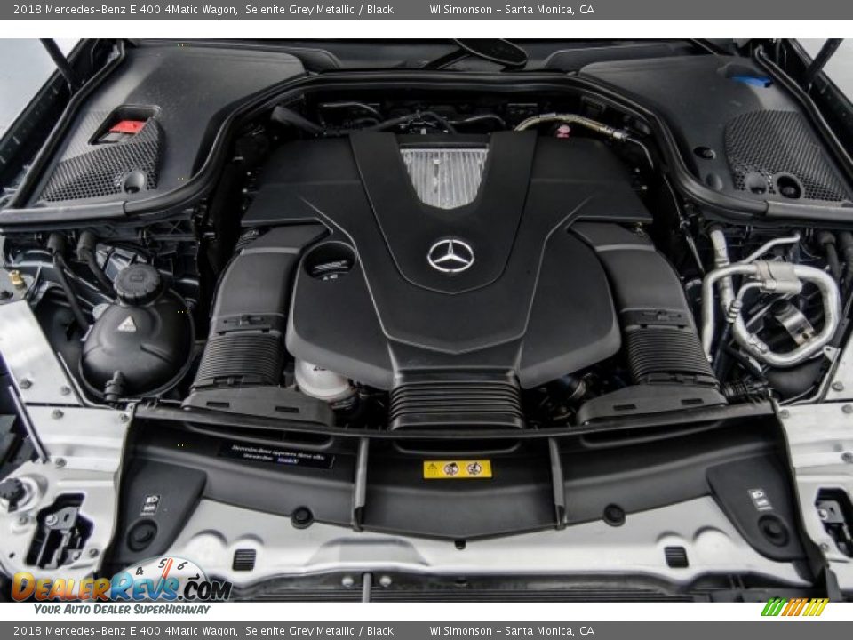 2018 Mercedes-Benz E 400 4Matic Wagon Selenite Grey Metallic / Black Photo #8
