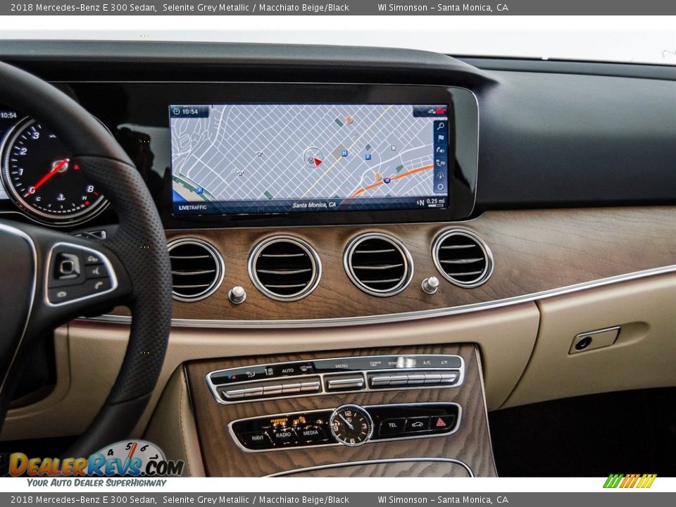 2018 Mercedes-Benz E 300 Sedan Selenite Grey Metallic / Macchiato Beige/Black Photo #5