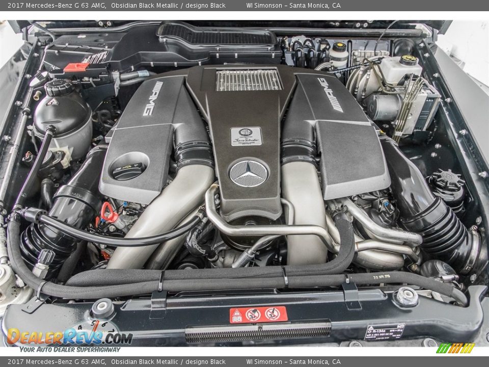2017 Mercedes-Benz G 63 AMG 5.5 Liter AMG biturbo DOHC 32-Valve VVT V8 Engine Photo #9