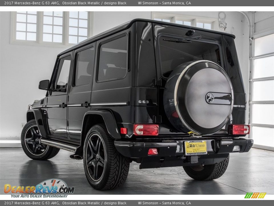 2017 Mercedes-Benz G 63 AMG Obsidian Black Metallic / designo Black Photo #10