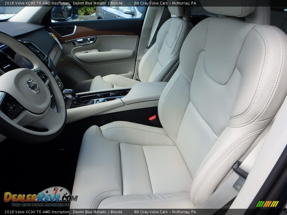 Front Seat of 2018 Volvo XC90 T6 AWD Inscription Photo #7