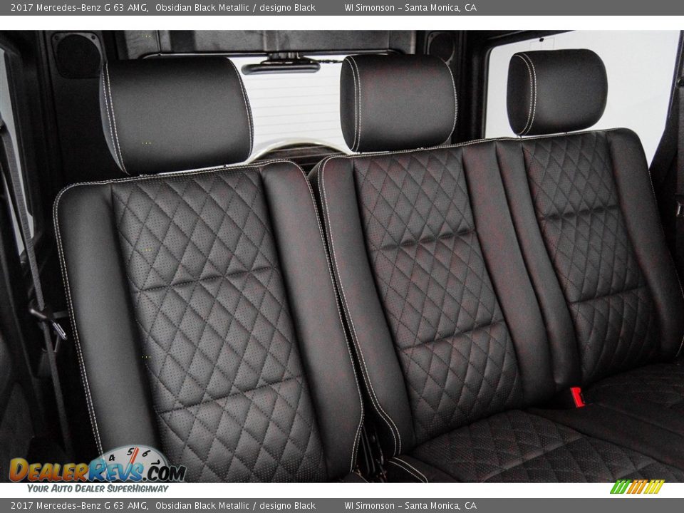 Rear Seat of 2017 Mercedes-Benz G 63 AMG Photo #13