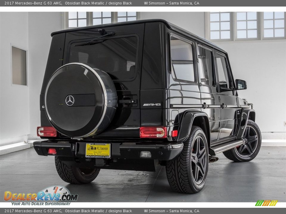 2017 Mercedes-Benz G 63 AMG Obsidian Black Metallic / designo Black Photo #15