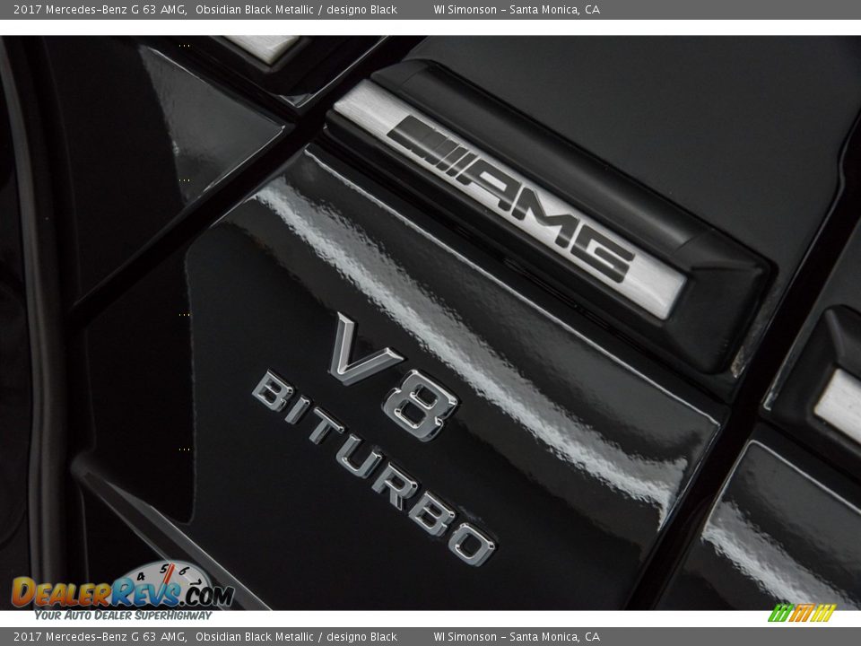 2017 Mercedes-Benz G 63 AMG Obsidian Black Metallic / designo Black Photo #21